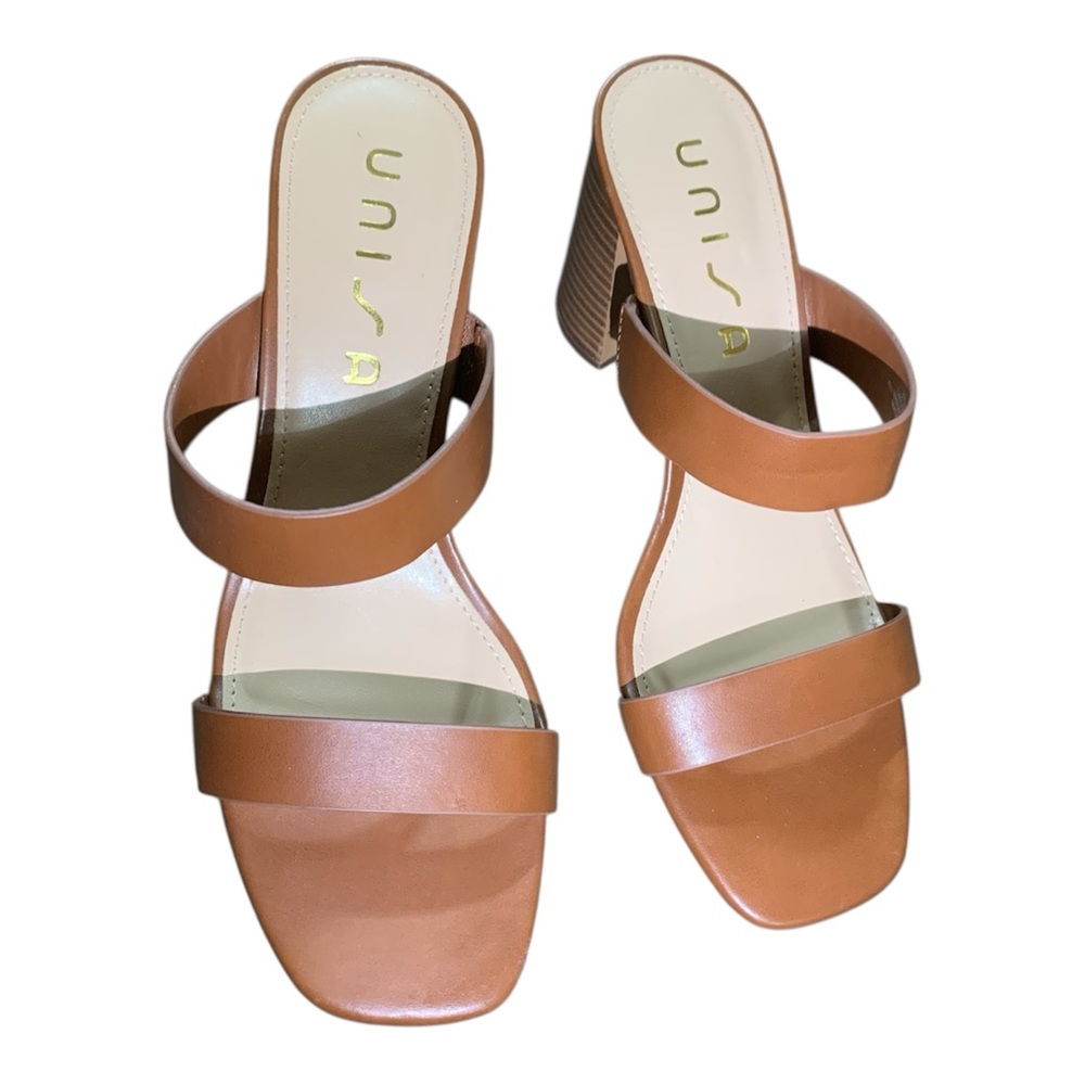 Unisa Women's Brown Heeled Sandals